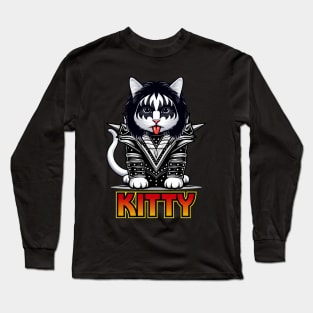 Rock and Roll Kitty Long Sleeve T-Shirt
